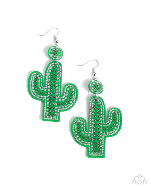 Cactus Cameo - Green