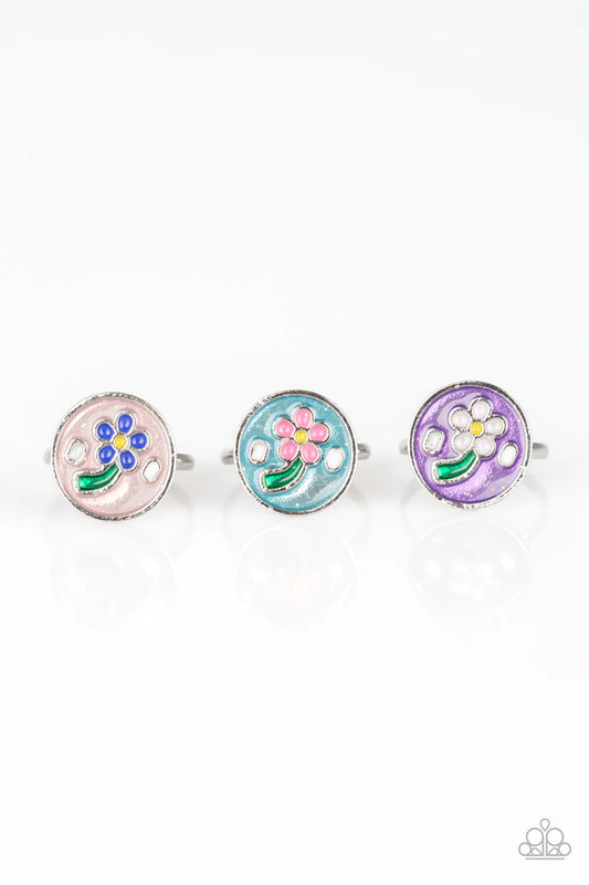 Starlet Shimmer Ring: Flower