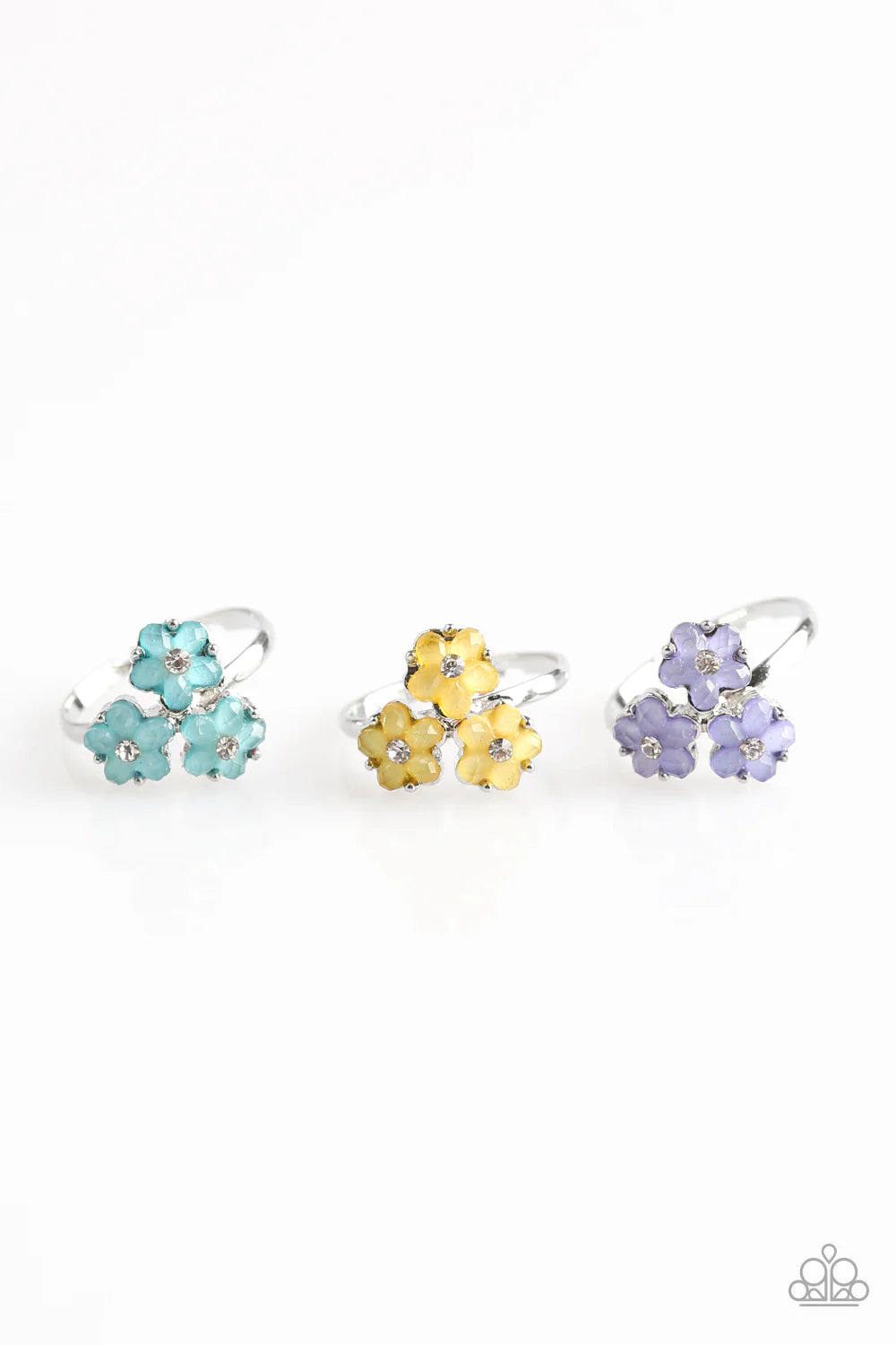 Starlet Shimmer Ring: Flower Cluster