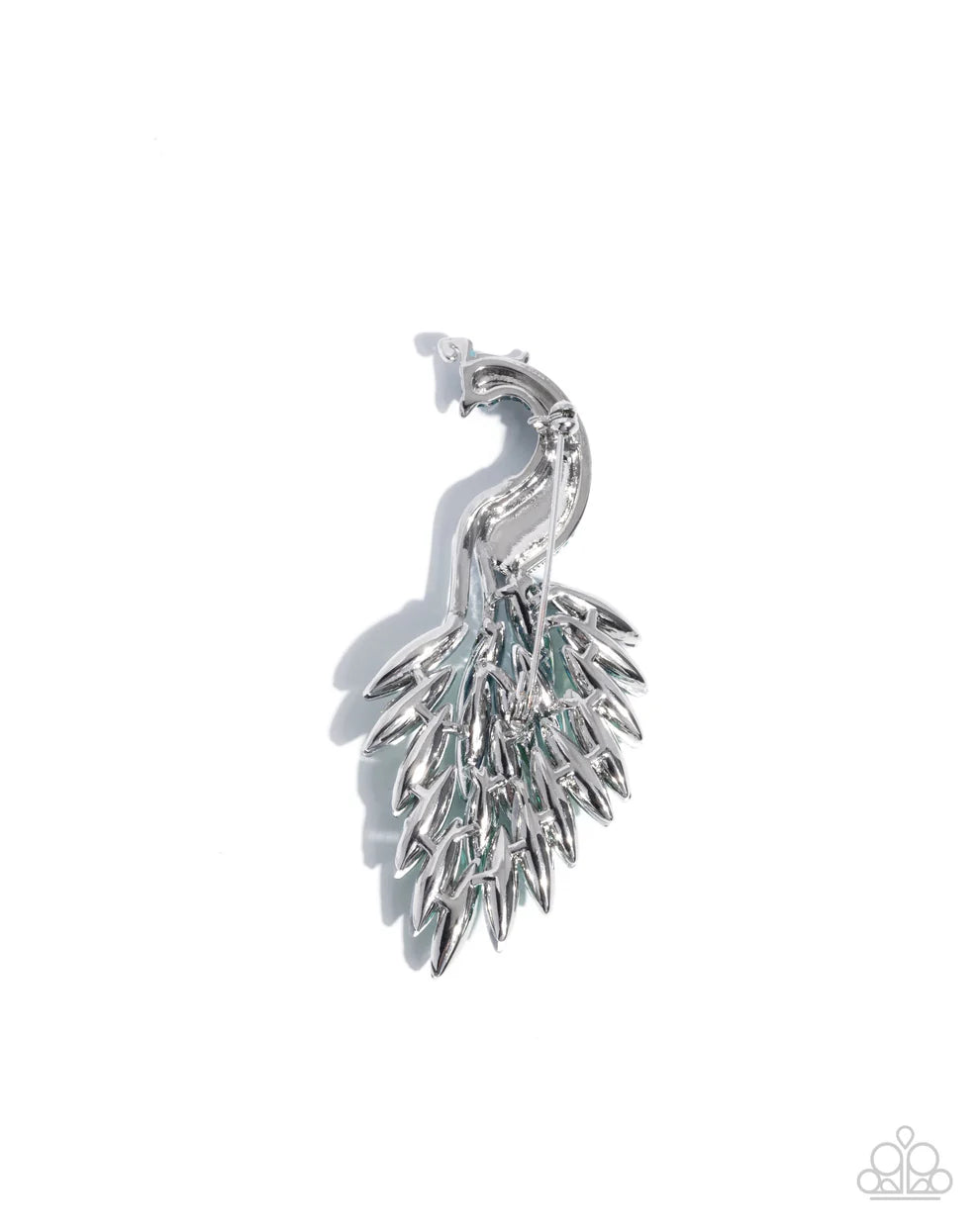 Peacock Pedestal - Blue