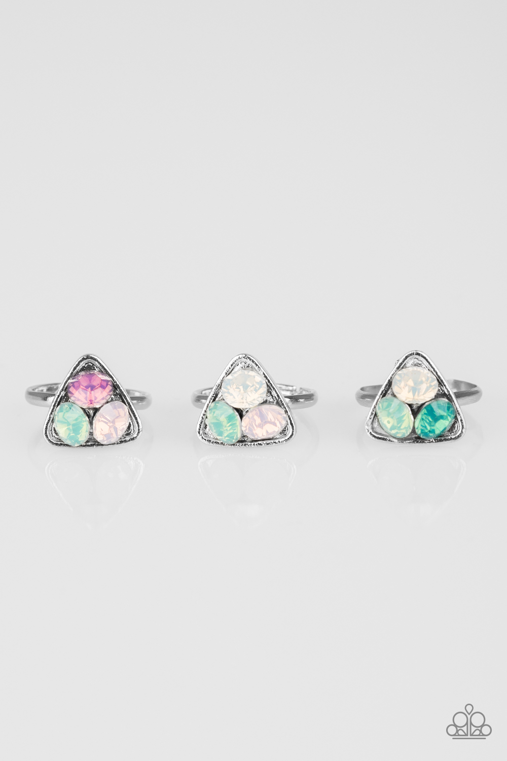 Starlet Shimmer Ring: Cluster Stones