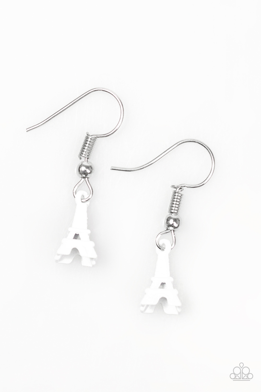 Starlet Shimmer Earrings - Eiffel Tower