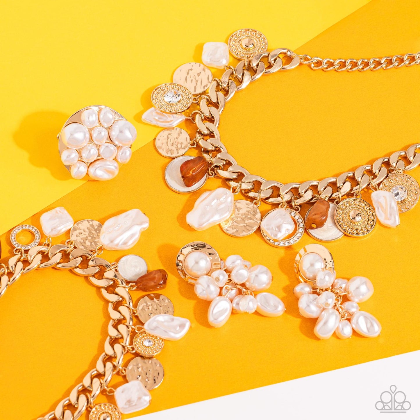 Paparazzi Accessories Fiercely 5th Avenue - Complete Trend Blend - August 2023 Timeless and classic yet sophisticated and versatile, the Fiercely 5th Avenue Collection features elegant designs and traditional metal finishes. Never one to shy away from a b