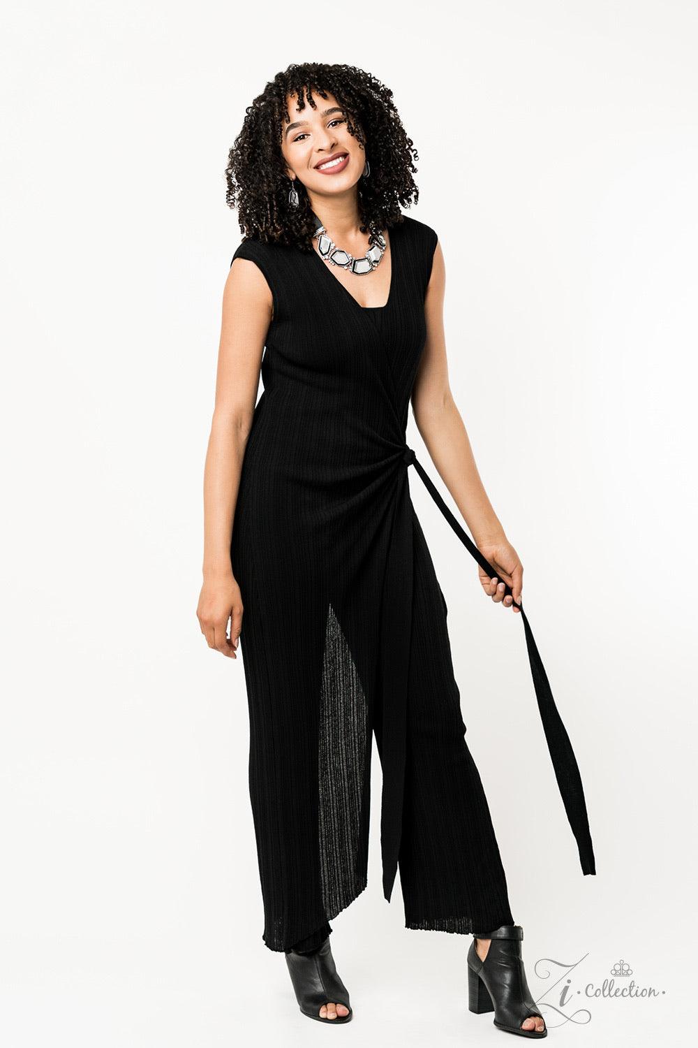 Paparazzi Accessories Rivalry 💗ZiCollection $25💗 Two thick strips of black leather give way to a blinding collection of glassy geometric gems, creating a mirror-like fringe below the collar. Varying in shape, the blinding gems are pressed into hammered