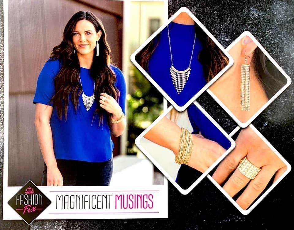 Paparazzi Accessories Magnificent Musings: FF June 2020 The Magnificent Mile in Chicago is where we pulled our inspiration for the Magnificent Musings collection. With a range of shopping venues, the Magnificent Mile is a hub for classic trends with urban