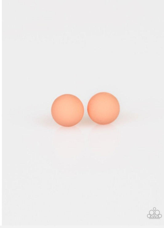 Paparazzi Accessories Starlet Shimmer Earrings: #9 - Orange Jewelry