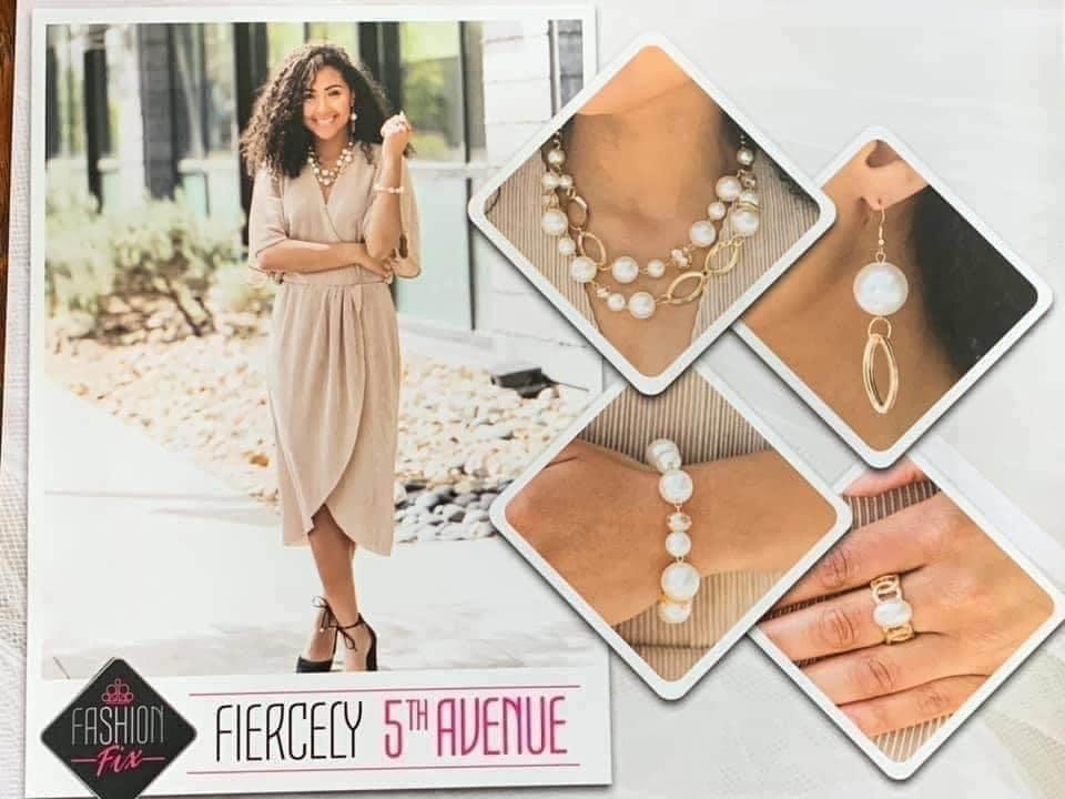 Paparazzi Accessories Fiercely 5th Avenue: FF August 2020 The styles featured in the Fiercely 5th Avenue collection are exactly what you would expect with a name like that: Sleek, classy, metallic designs that you’d find on the streets of New York. The ac