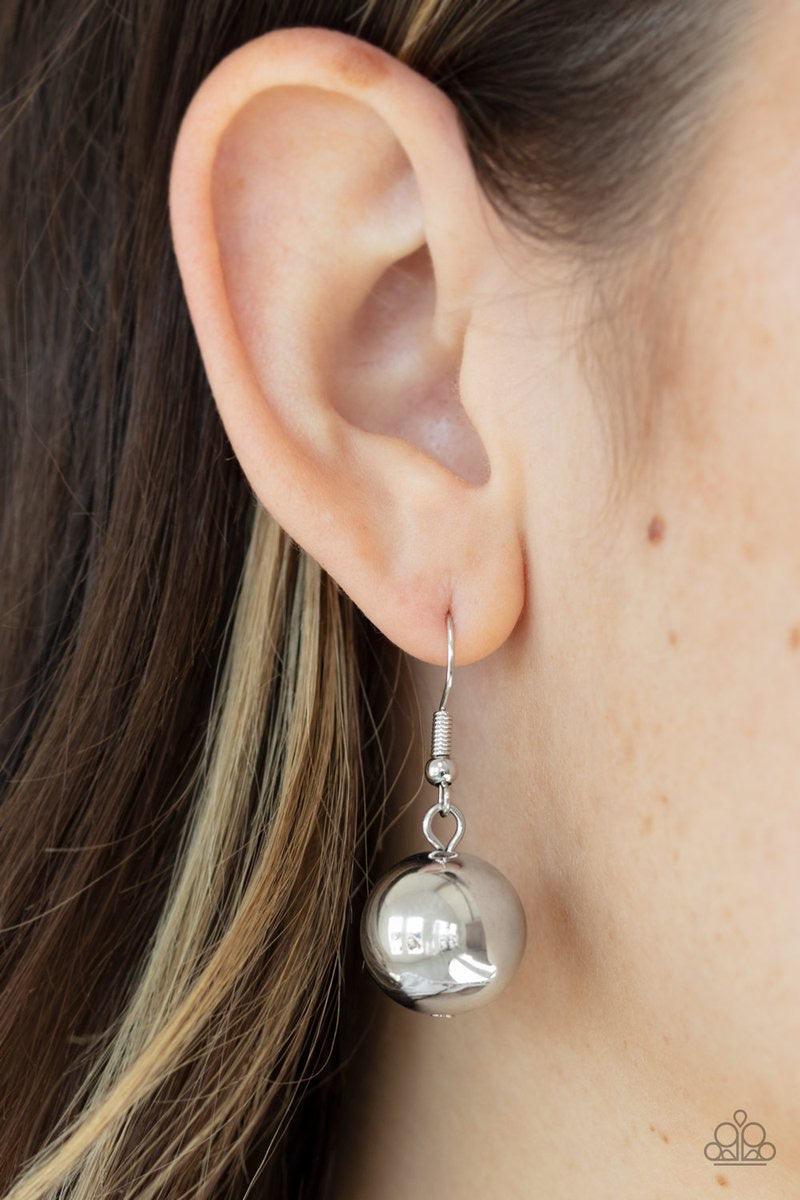 Paparazzi Accessories Viper Pit - Pink A wild collection of oversized silver beads and black and pink python patterned leather pieces are strung along an invisible wire below the collar for statement-making finish. Features an adjustable clasp closure. So