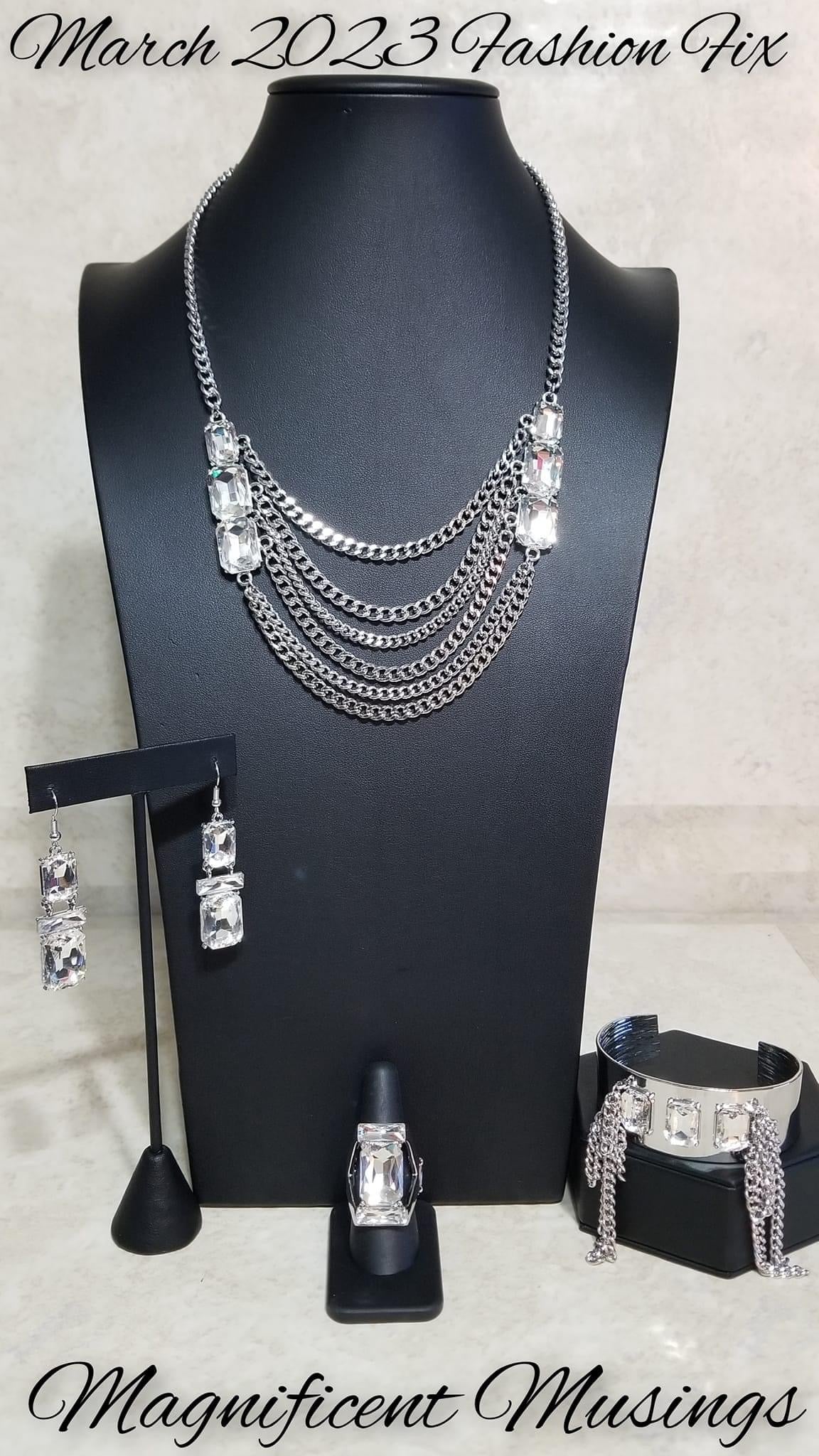 Paparazzi Accessories Magnificent Musings : March 2023 FF The Magnificent Musings Collection features bold statement pieces and edgy designs. Reveling in sassy, unapologetic fashion, Magnificent Musings mavens confidently express themselves through glamor