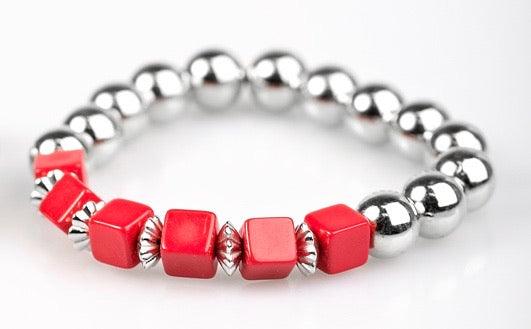 Paparazzi Accessories Starlet Shimmer Bracelet: #9 ~Red