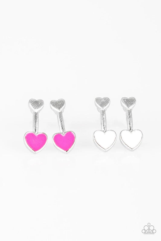 Paparazzi Accessories Starlet Shimmer Earrings: #20 - Light Pink Jewelry