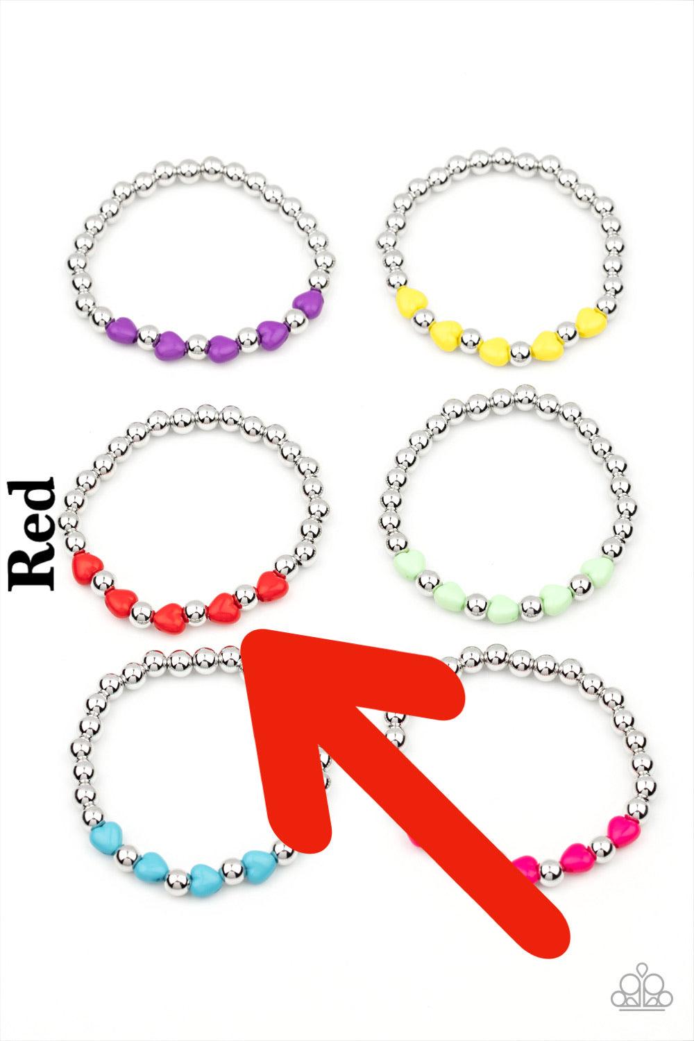 Paparazzi Accessories Starlet Shimmer Bracelet: #15 - Red Jewelry