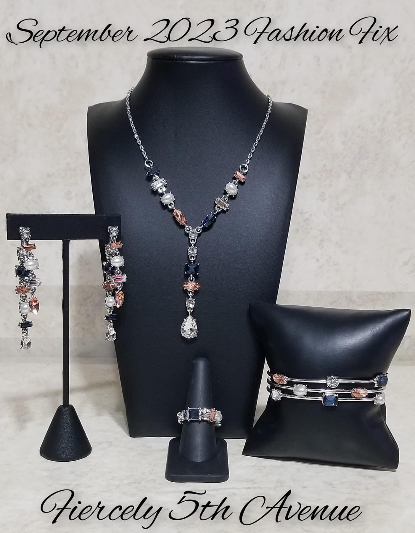 Paparazzi Accessories Fiercely 5th Avenue - Complete Trend Blend - September 2023 Timeless and classic yet sophisticated and versatile, the Fiercely 5th Avenue Collection features elegant designs and traditional metal finishes. Never one to shy away from