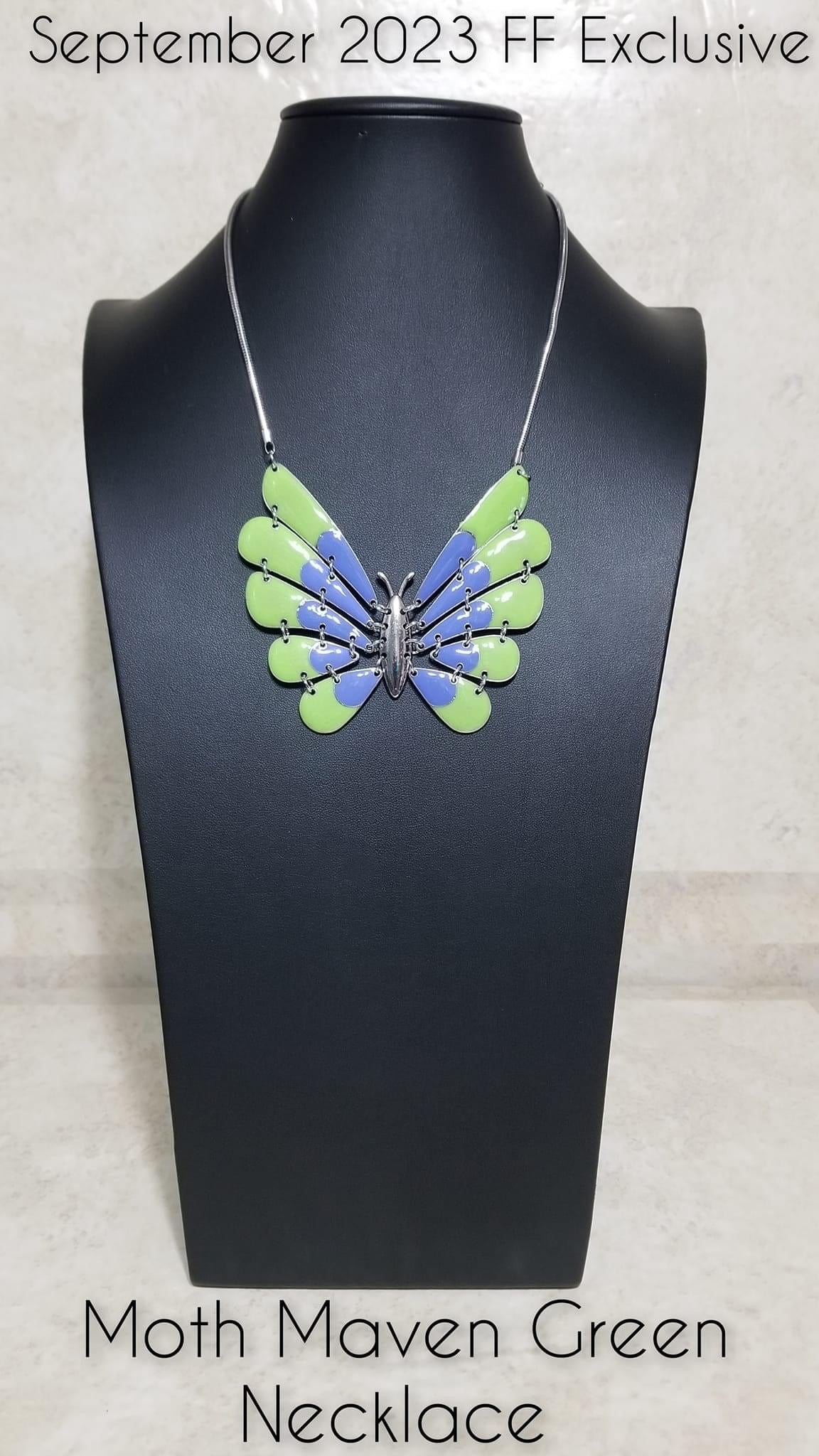 Paparazzi Accessories Moth Maven - Green Fashion Fix Exclusive September Stylist Picks Jewelry