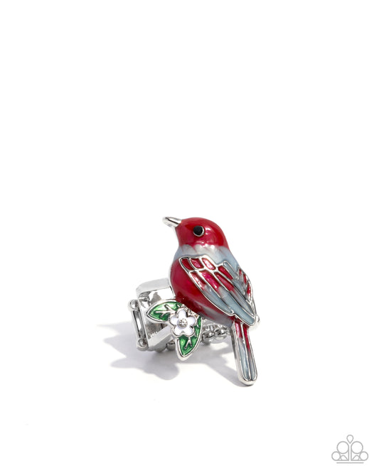 Nestled Nightingale - Red