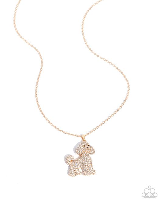 Particular Poodle - Gold - Beautifully Blinged, Jewelry, [product_handle], [product_tags]