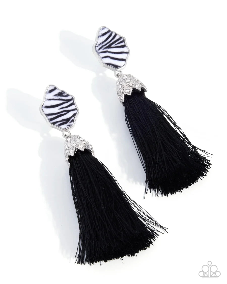 Iconic Zebra - Black