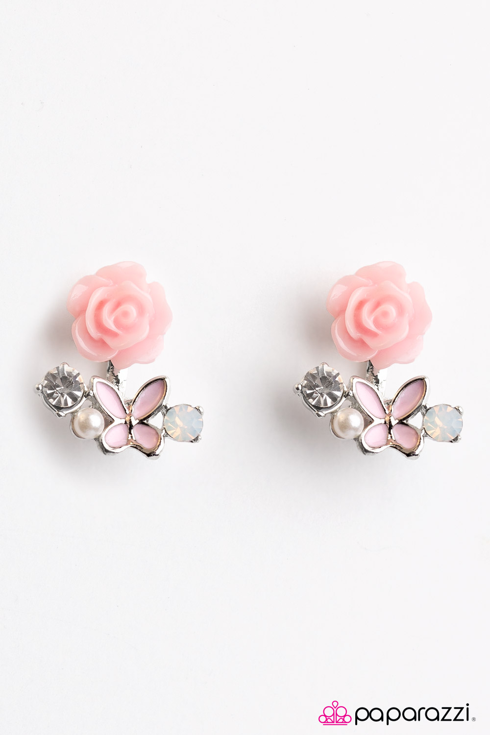 Starlet Shimmer Earrings - Butterfly Flower