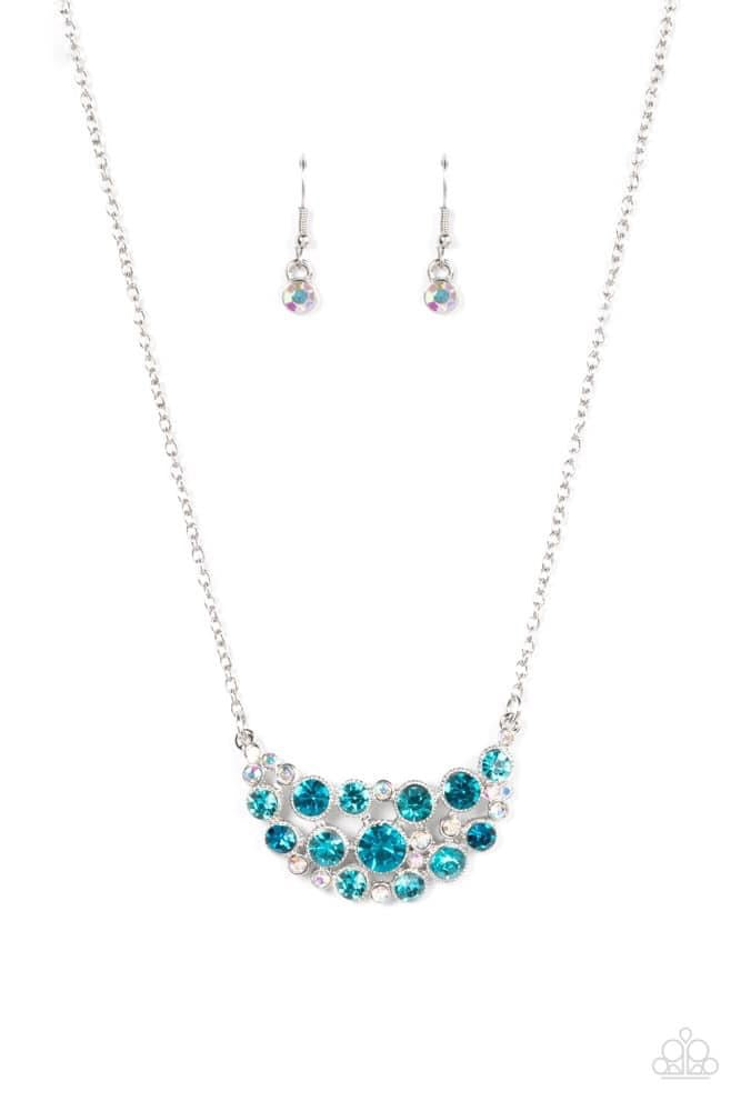 Paparazzi Accessories Effervescently Divine - Blue Fashion Fix Exclusive July Stylist Picks Jewelry