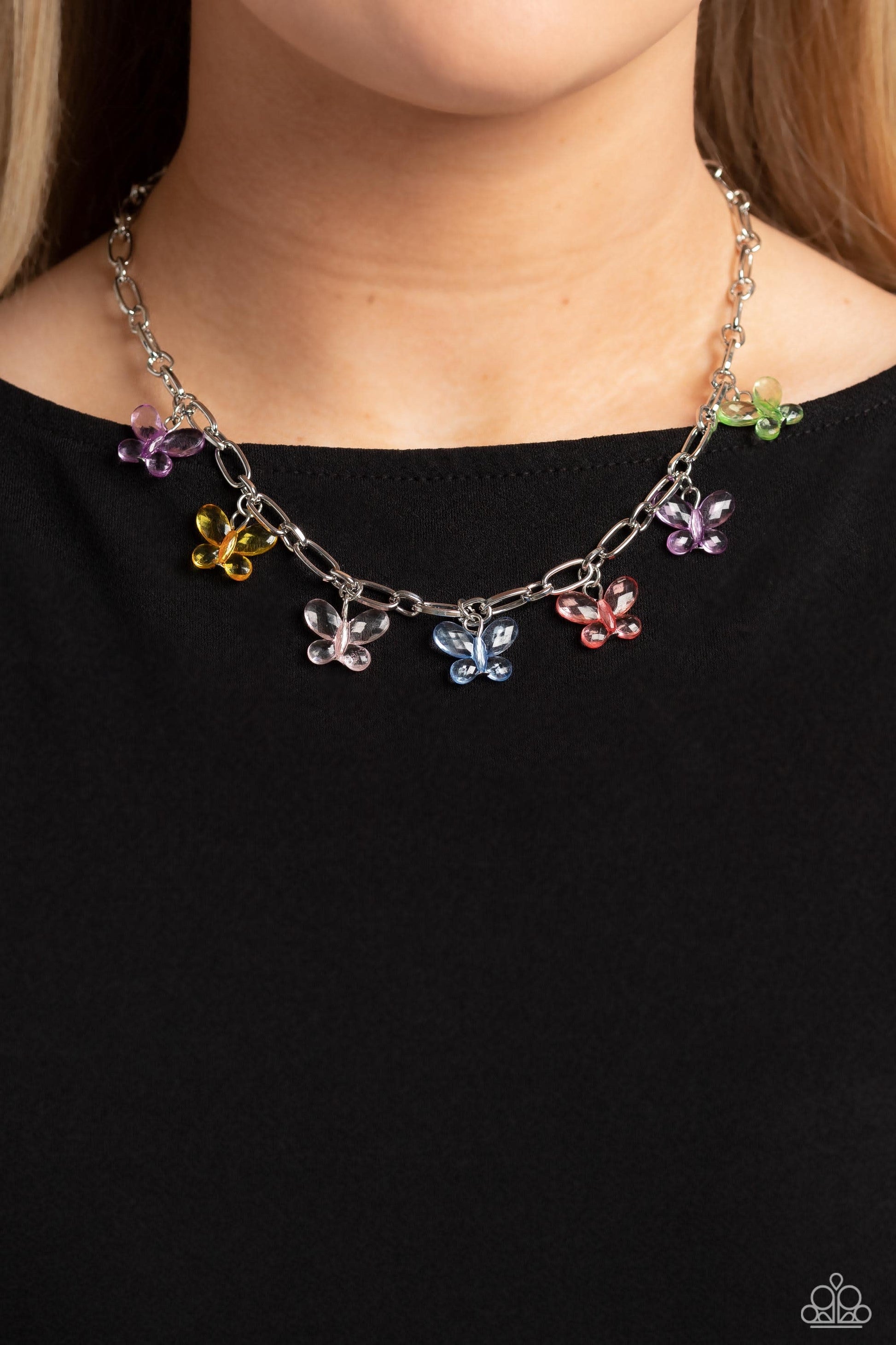 Paparazzi Accessories Summer Party Complete Pack - 2023 Paparazzi Accessories: 2023 Summer Party Pack includes one of the following: Mardi Gras Mayhem - Purple Necklace Emerald Energy - Blue Necklace Butterfly Balance - Multi Necklace Slice of Summer - Ye