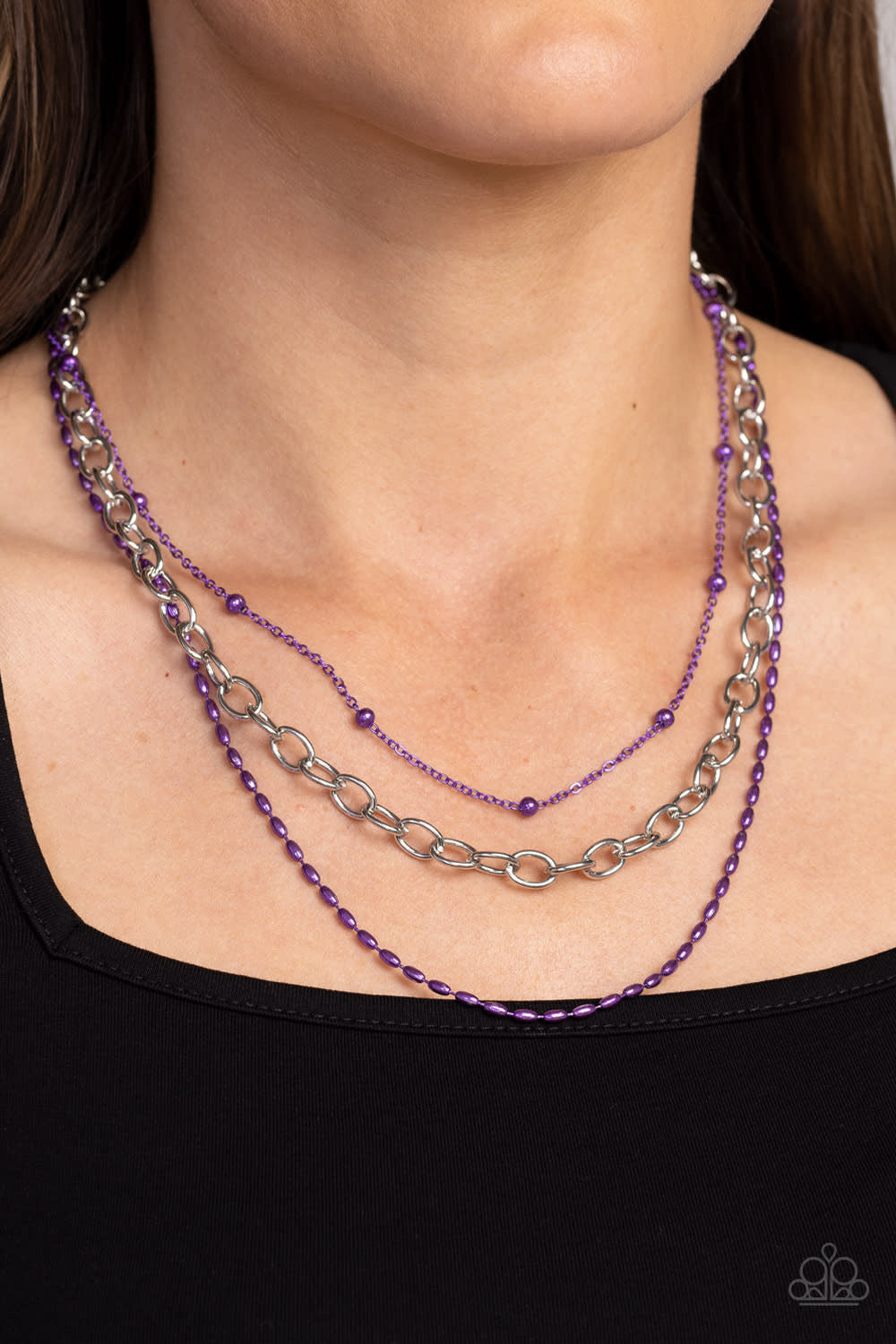 Paparazzi Accessories Summer Party Complete Pack - 2023 Paparazzi Accessories: 2023 Summer Party Pack includes one of the following: Mardi Gras Mayhem - Purple Necklace Emerald Energy - Blue Necklace Butterfly Balance - Multi Necklace Slice of Summer - Ye