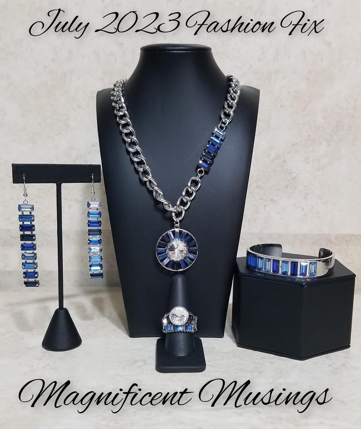 Paparazzi Accessories Magnificent Musings: FF July 2023 The Magnificent Musings Collection features bold statement pieces and edgy designs. Reveling in sassy, unapologetic fashion, Magnificent Musings mavens confidently express themselves through glamorou