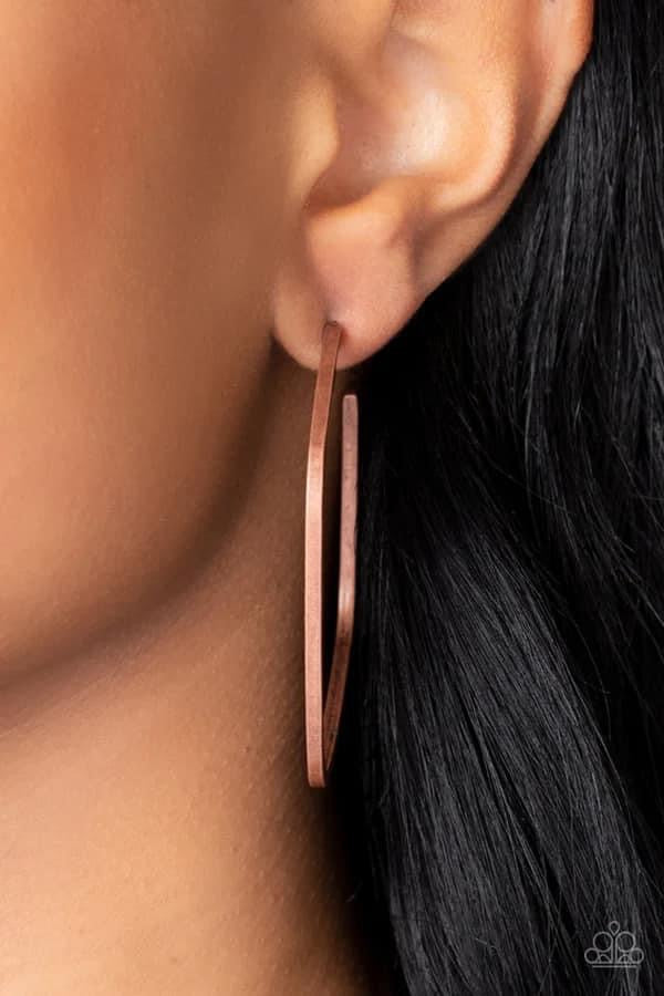 Paparazzi Accessories Major Flex - Copper Fashion Fix Exclusive July Stylist Picks Jewelry