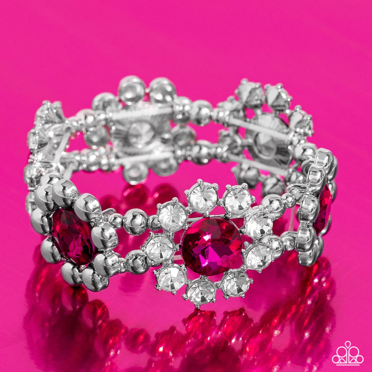 Paparazzi Accessories Pact of Petals - Pink Paparazzi Accessories: Summer 2023 Summer Party Pack Exclusive Jewelry