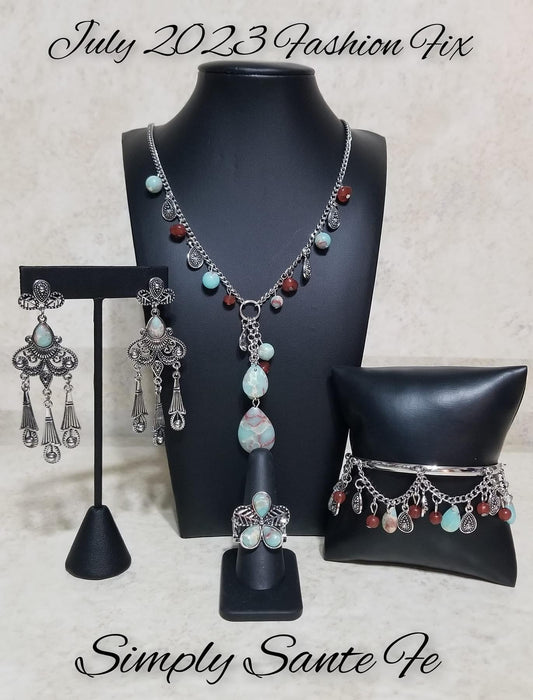 Paparazzi Accessories Simply Santa Fe: FF July 2023 Authentic designs and handcrafted pieces are staples of the Simply Santa Fe Collection. Featuring patterns and elements inspired by nature, these earthy designs tend to have a little more detail. Those f