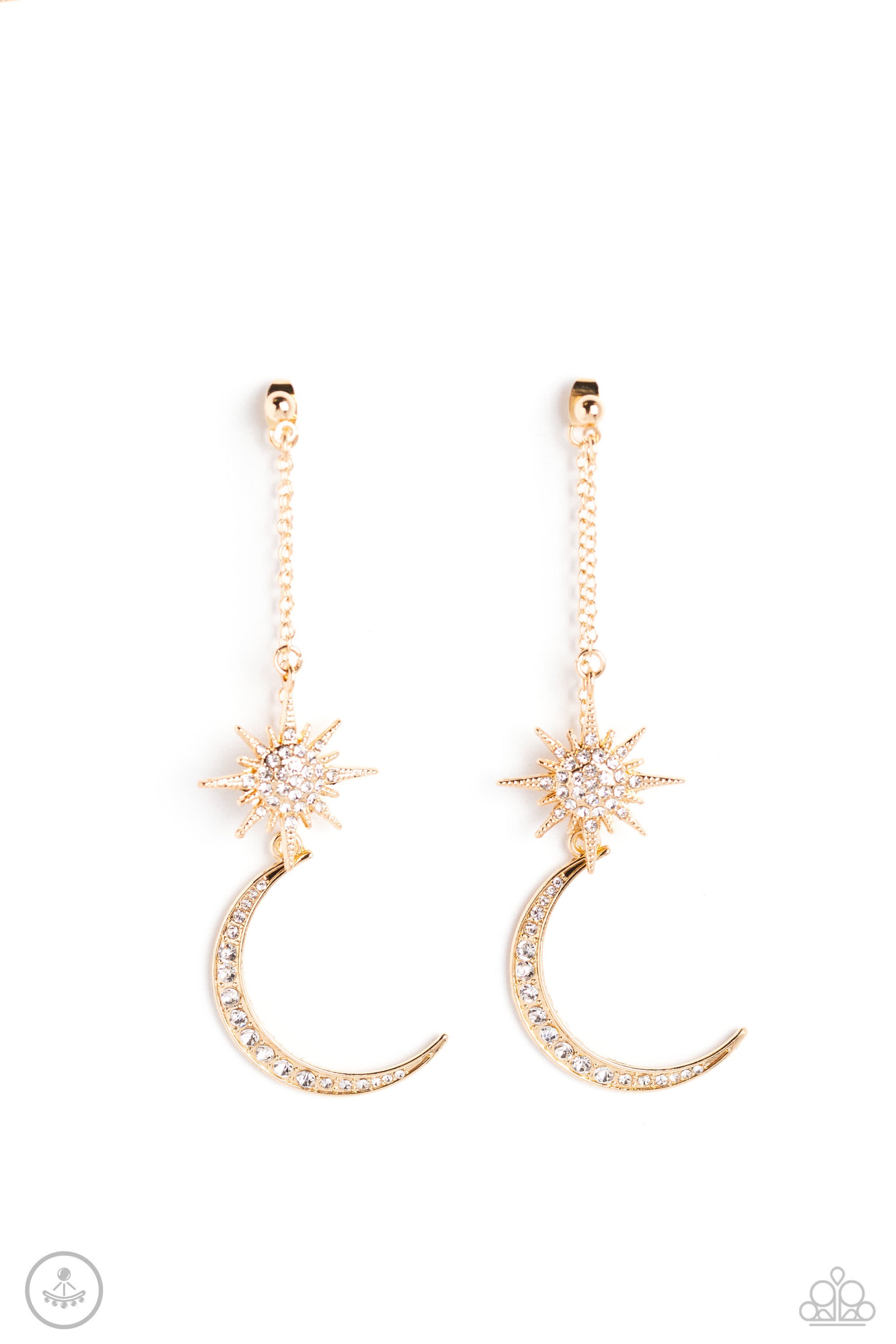 Paparazzi Accessories Stellar Showstopper - Gold Paparazzi Accessories: Summer 2023 Summer Party Pack Exclusive Jewelry