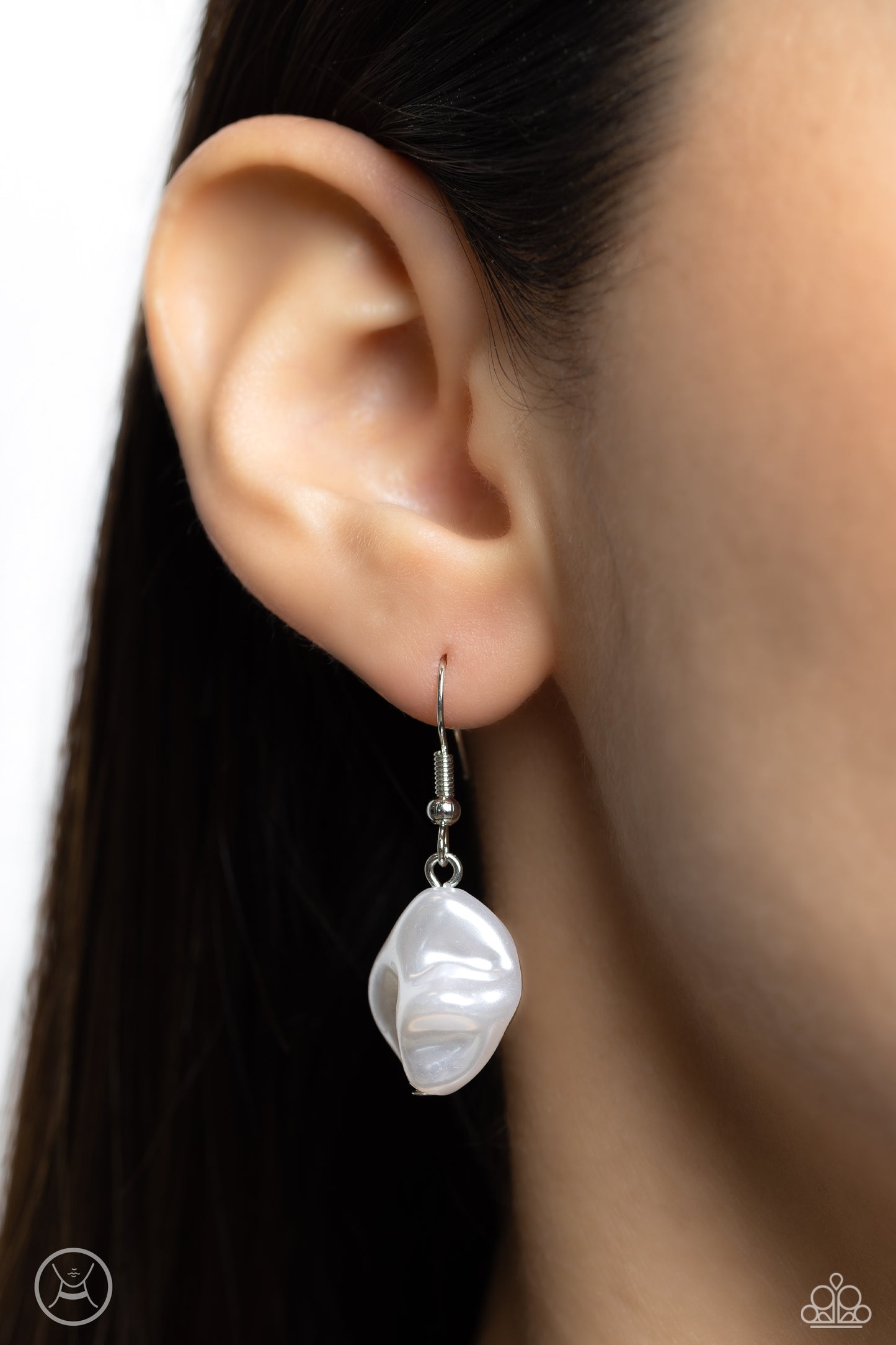 Paparazzi Accessories SHORE Enough - Pink Rippling in texture, baroque white pearls alternate with Pink Peacock seed beads around the collar for a beachy statement. Features an adjustable clasp closure. Sold as one individual choker necklace. Includes one