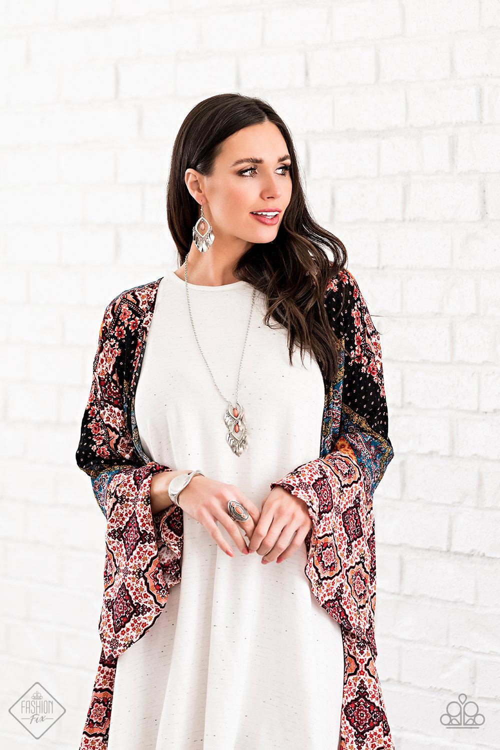 Paparazzi Accessories Sunset Sightings: FF April 2020 Trendsetters are sure to gravitate towards the accessories found in the Sunset Sightings collection. Featuring more drastic designs, bold colors, and funky combinations found outside the box, the piece