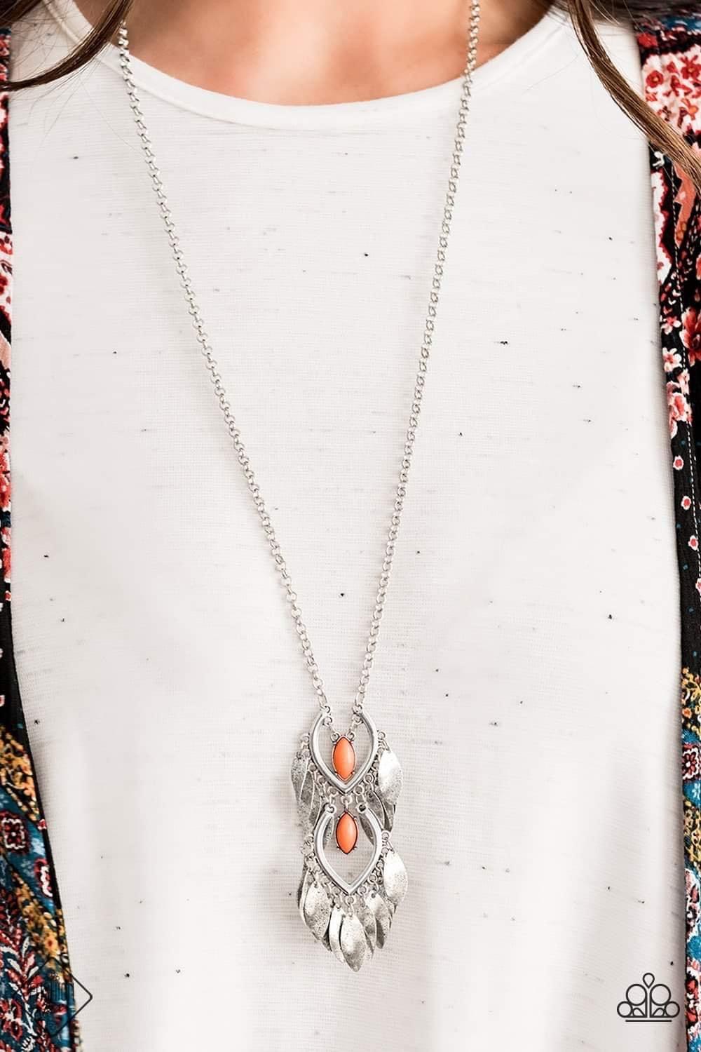 Paparazzi Accessories Sunset Sightings: FF April 2020 Trendsetters are sure to gravitate towards the accessories found in the Sunset Sightings collection. Featuring more drastic designs, bold colors, and funky combinations found outside the box, the piece