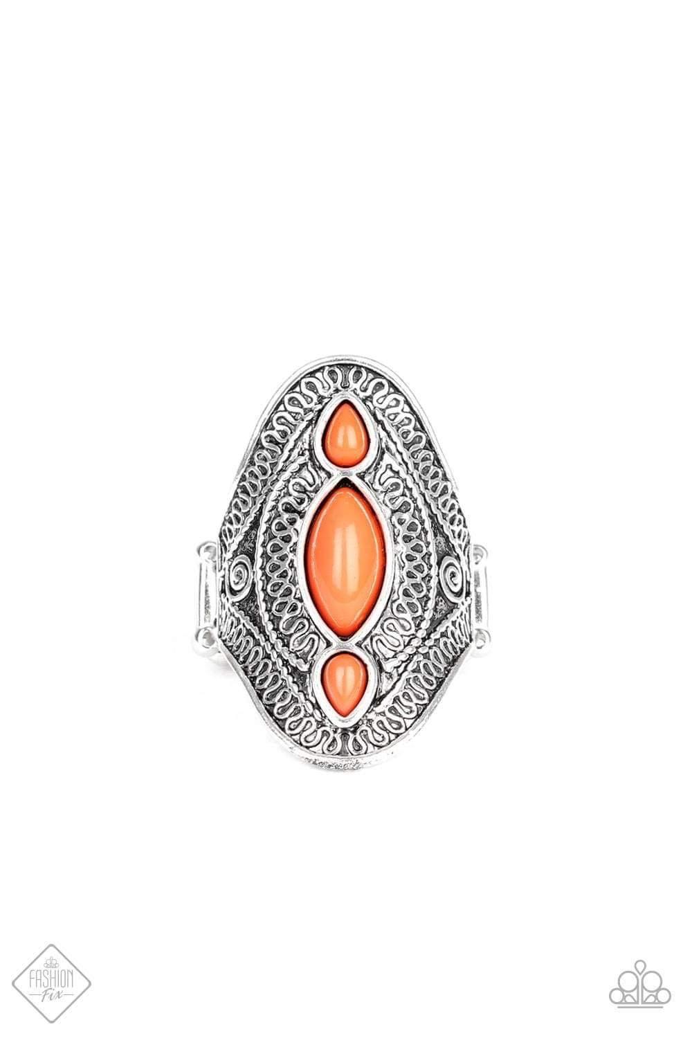 Paparazzi Accessories Sunset Sightings: FF April 2020 Trendsetters are sure to gravitate towards the accessories found in the Sunset Sightings collection. Featuring more drastic designs, bold colors, and funky combinations found outside the box, the piece
