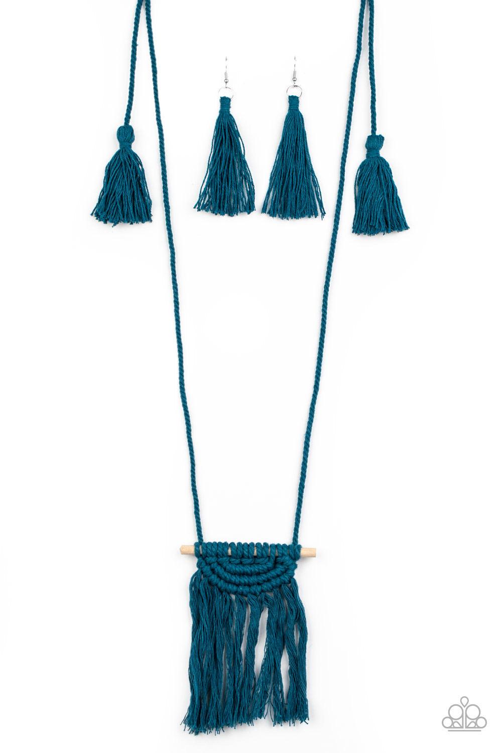 Between You and Macrame ~Blue - Beautifully Blinged