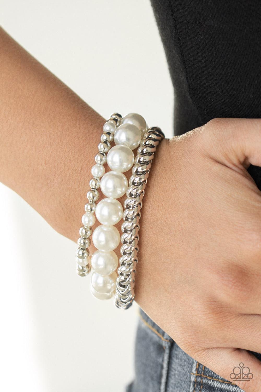 A PEARL-fect Ten - White - Beautifully Blinged