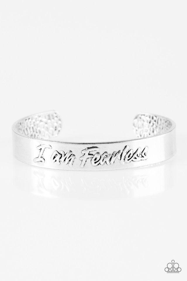 I Am Fearless ~Silver - Beautifully Blinged