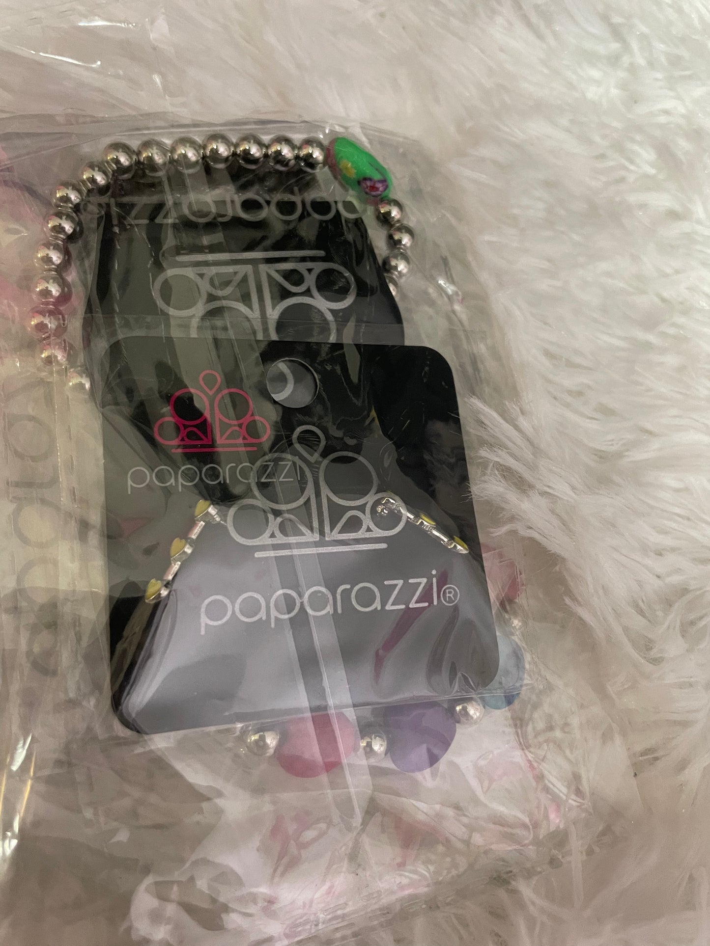 Paparazzi Accessories Starlet Shimmer: Random 5 Pack 5 Pieces of Random Junior $1 accessories Pack contains five (5) different Starlet Shimmer accessories. You will receive a mix of bracelets, rings, and earrings; the pieces you receive may not be picture