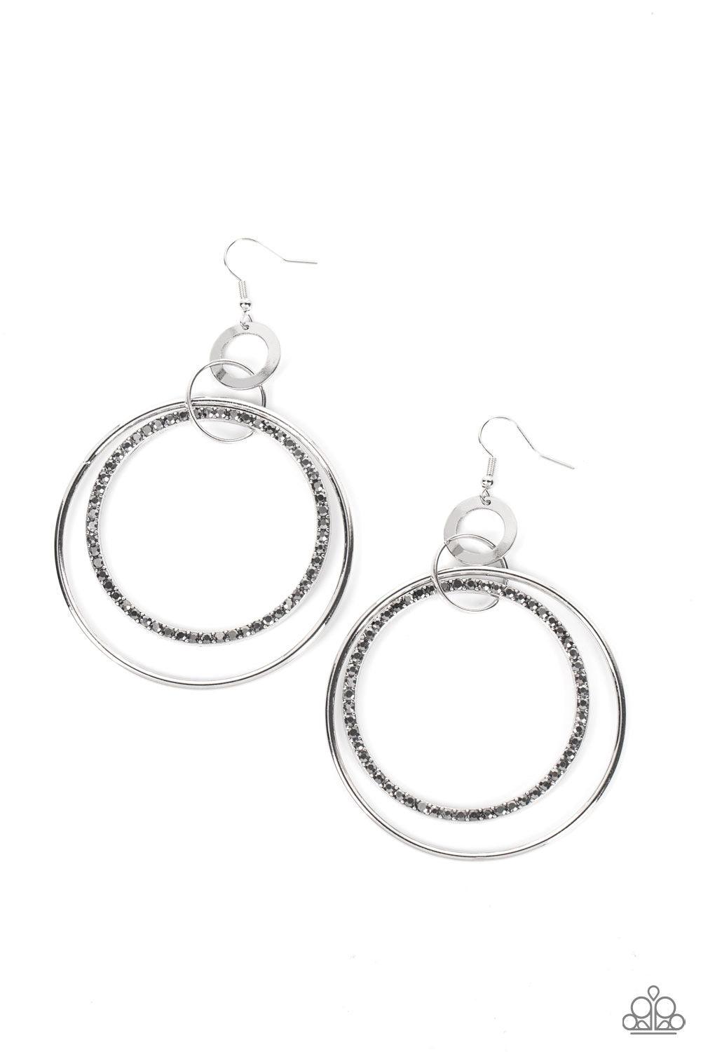 Paparazzi Accessories Haute Hysteria - Silver Summer Party Pack EXCLUSIVE earrings Jewelry