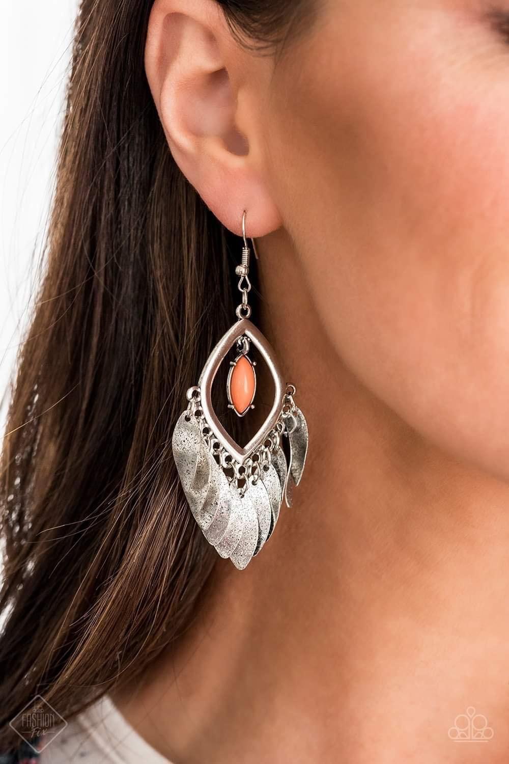 Paparazzi Accessories Sunset Sightings: FF April 2020 Trendsetters are sure to gravitate towards the accessories found in the Sunset Sightings collection. Featuring more drastic designs, bold colors, and funky combinations found outside the box, the piece
