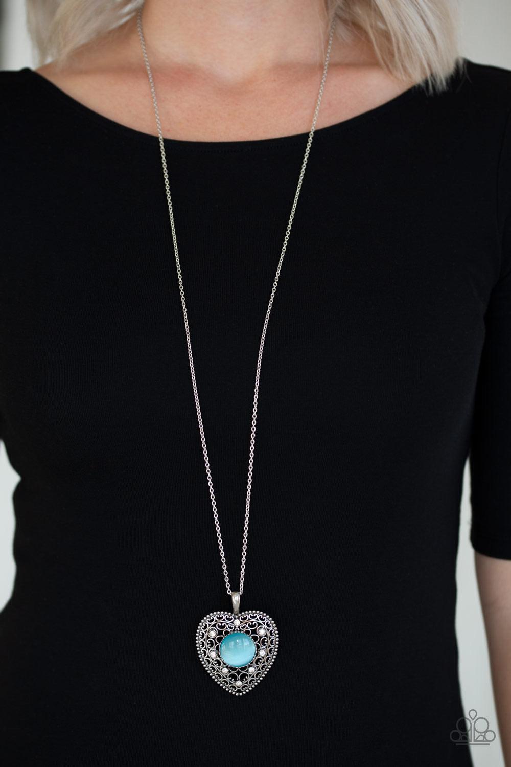 One Heart ~Blue - Beautifully Blinged