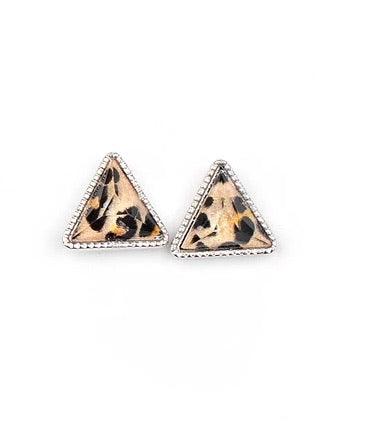 Paparazzi Accessories Starlet Shimmer Earrings: #19 Triangle Jewelry