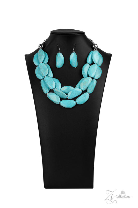 Paparazzi Accessories Authentic 💗💗ZiCollection $25💗💗 Three groundbreaking tiers of faceted turquoise stones and dainty silver beads layer down the chest, creating bold layers. The earthy stones combine flawlessly with strands of silver chain, pioneeri