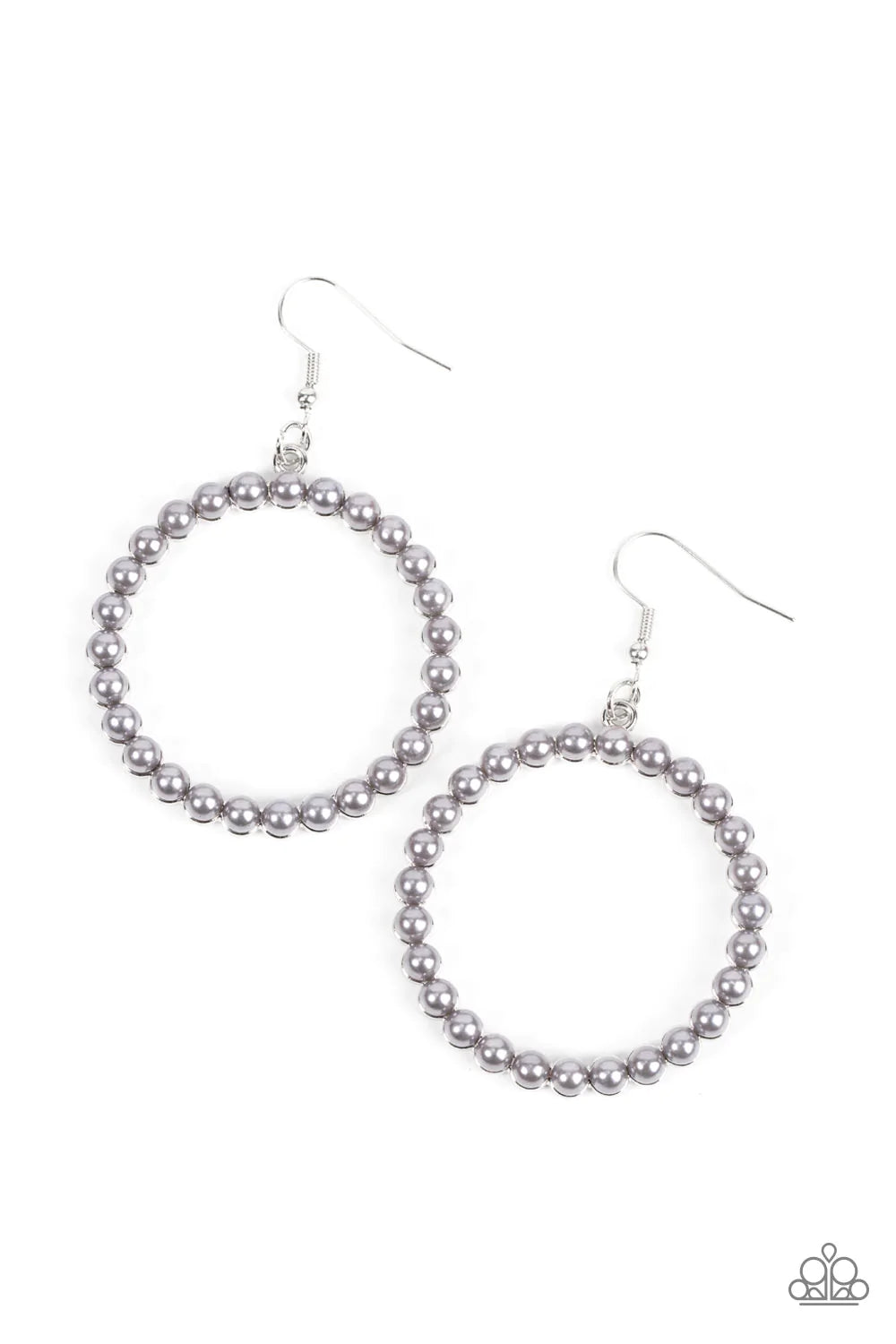 Paparazzi Accessories Can I Get a Hallelujah - Silver A trio of oversized white rhinestones haphazardly adorns layers of mismatched rows of dainty white rhinestones and antiqued silver bands, coalescing into a knockout centerpiece. Features a stretchy ban