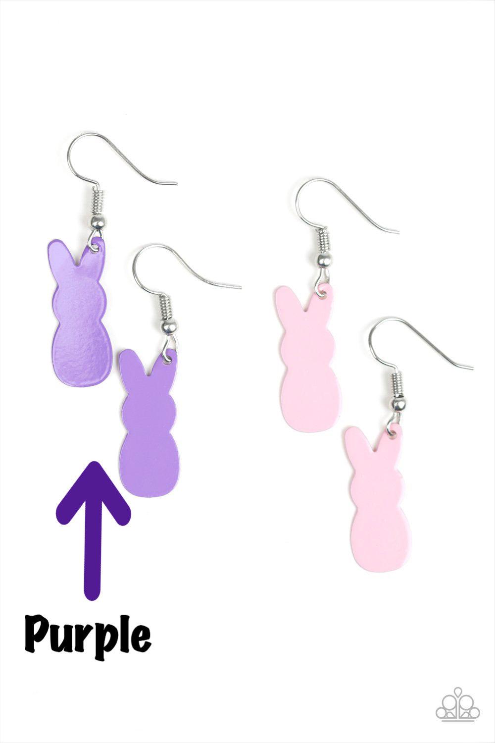 Paparazzi Accessories Starlet Shimmer Earrings: #10 - Purple Jewelry