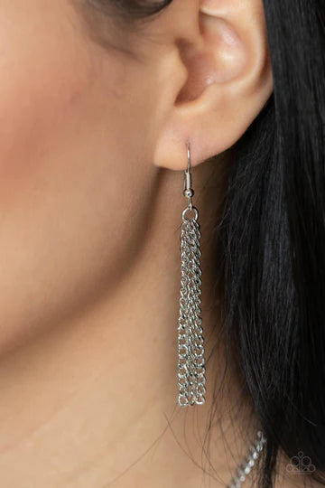 Paparazzi Accessories Galaxy Gallery - Black A bubbly collection of round and teardrop black beads coalesce with iridescent marquise cut rhinestones below the collar, creating a stellar centerpiece. Features an adjustable clasp closure. Sold as one indivi
