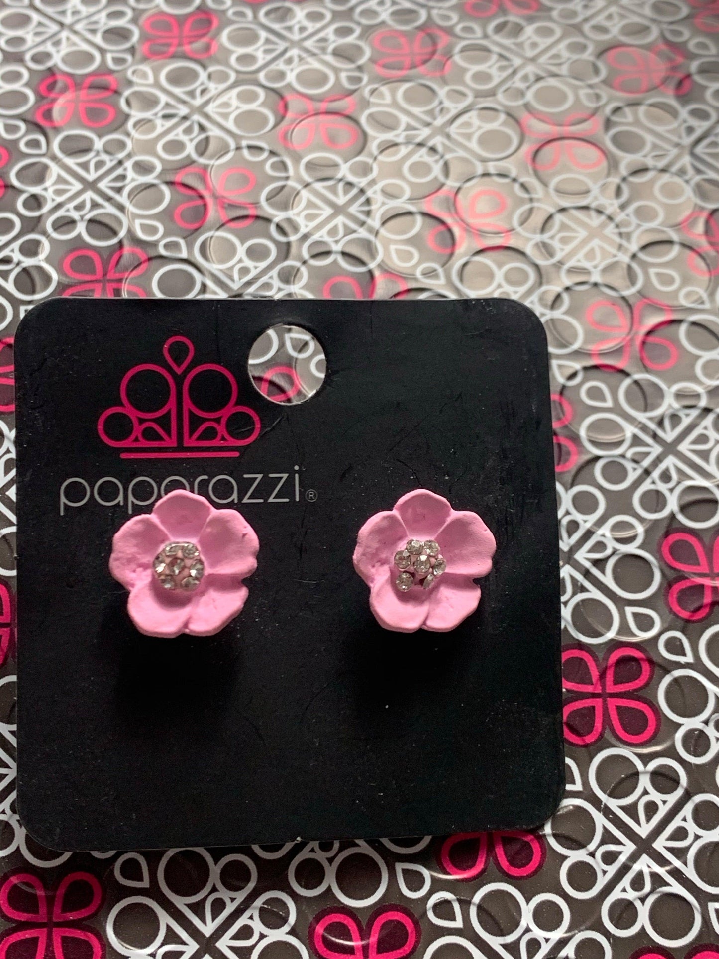 Starlet Shimmer Earrings: #14 ~Pink - Beautifully Blinged