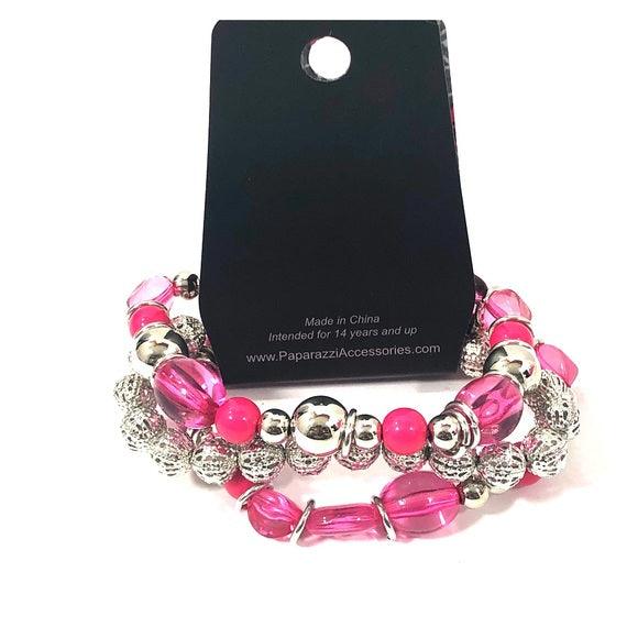 Paparazzi Accessories Malibu Marina - Pink Paparazzi Exclusive Jewelry