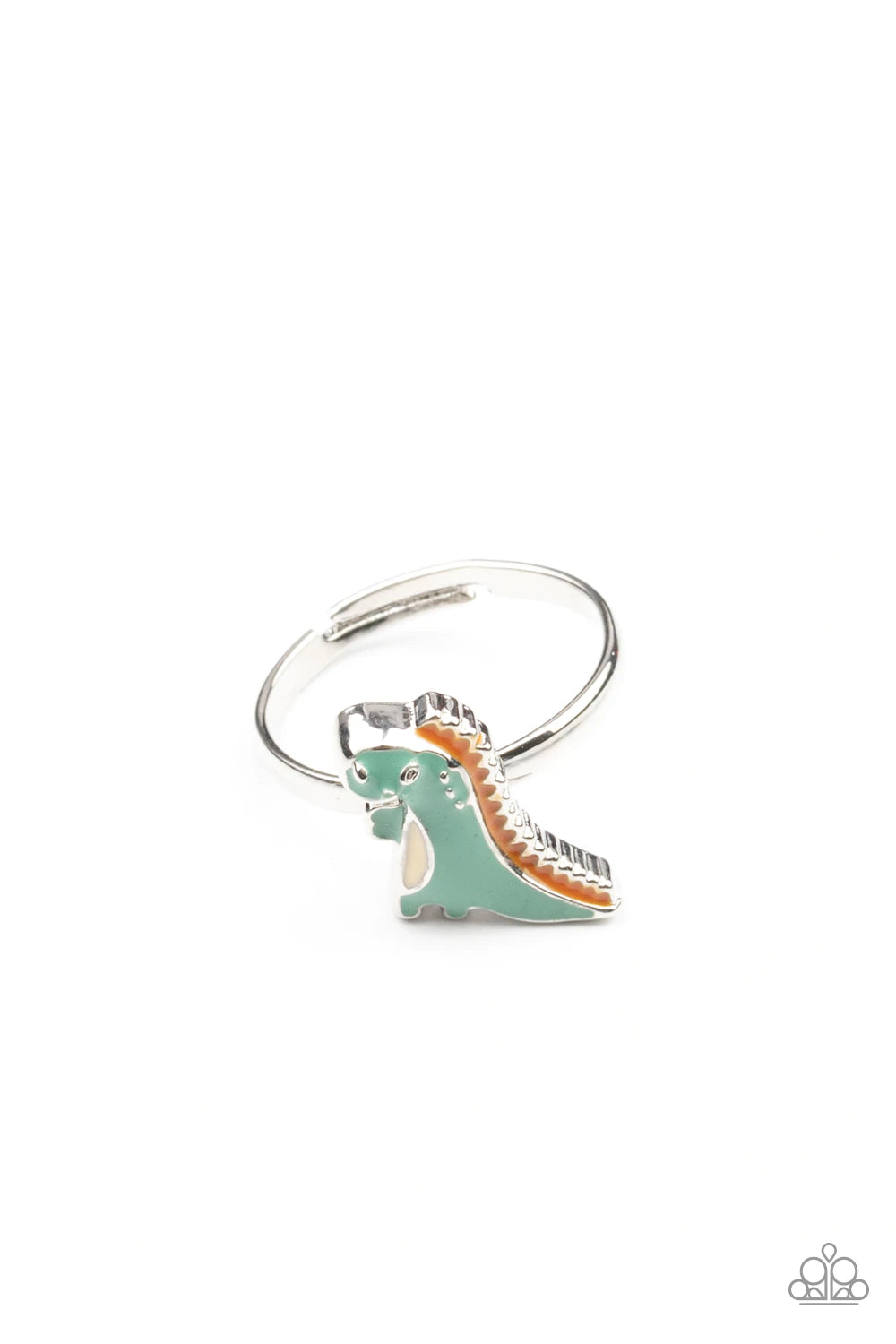 Paparazzi Accessories Starlet Shimmer Rings: #2 The prehistoric world is at your fingertips. Features colorfully painted dinosaurs, including stegosaurus, brontosaurus, and more. Jewelry