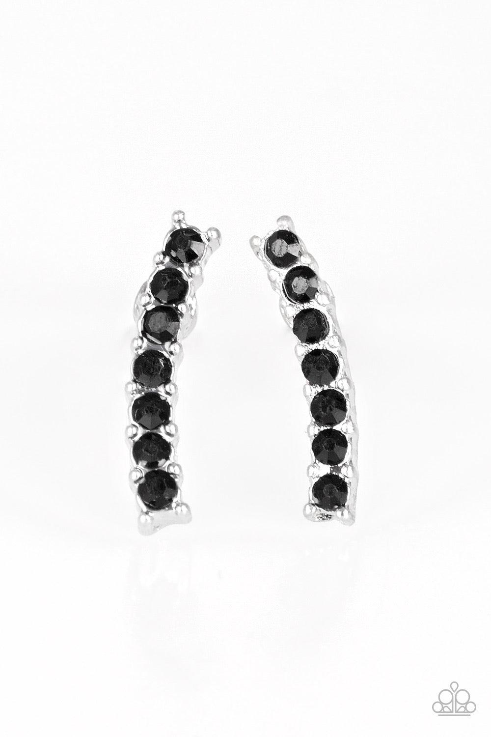 Paparazzi Accessories Starlet Shimmer Earrings: #5 ~Black